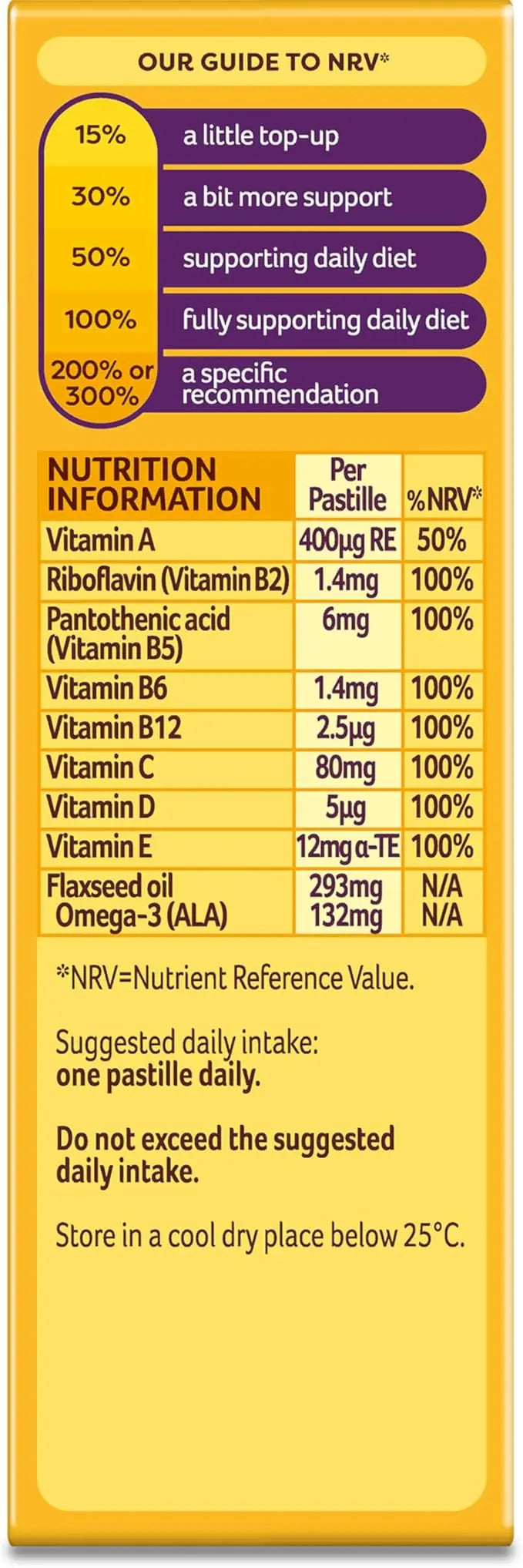 Bassetts Vitamins 7-11 Years Omega 3 Multivitamins Tropical Flavour 30 Gummies 06/26 - New The Outlet Shop