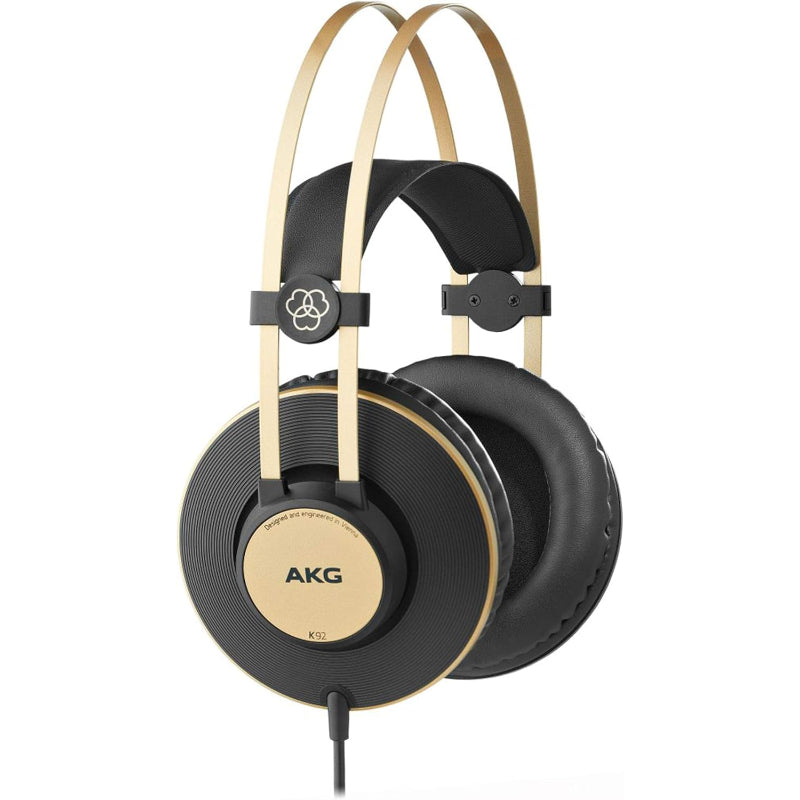 AKG K92 Closed-Back Studio Headphones – Professional Monitoring & Comfortable Fit - New AKG