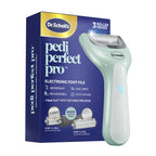 Dr. Scholl's Pedi Perfect Pro Electric Foot Callus Remover - Rechargeable Hard Skin Remover Kit with 3 Roller Heads, Waterproof - Damaged Box