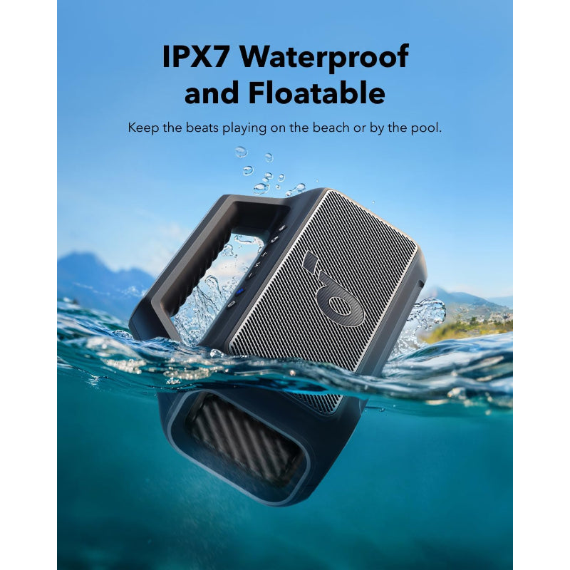 Anker Soundcore Boom 2 SE Bluetooth Wireless Speaker – Powerful Bass, IPX7 Waterproof - New The Outlet Shop