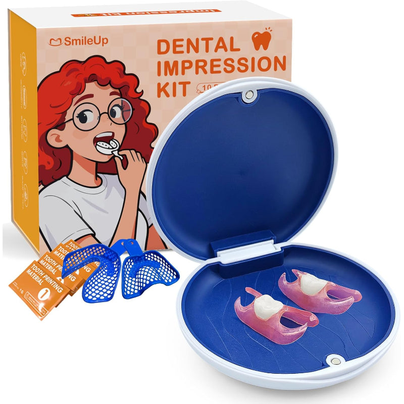 Custom Partial Dentures Removable False Teeth Top Bottom Smile Fit 2 Teeth - Good Hapefeey