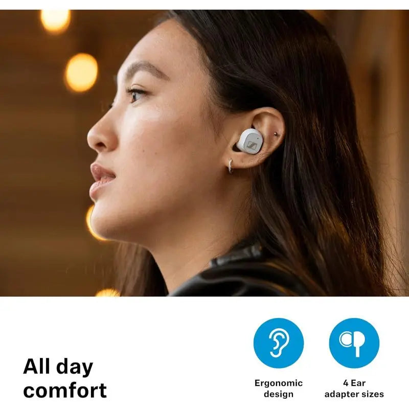 Sennheiser CX True Wireless Bluetooth In-Ear Earphones - White - New Sennheiser