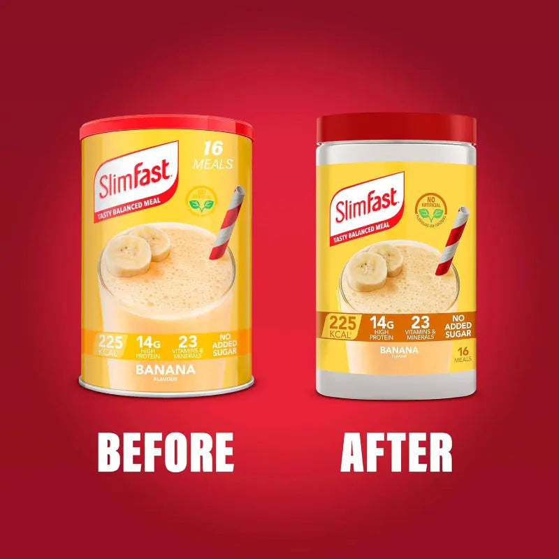 SlimFast Banana Meal Replacement Shake High Protein Weight Loss 584g Best Before: April 2026 - New Slimfast