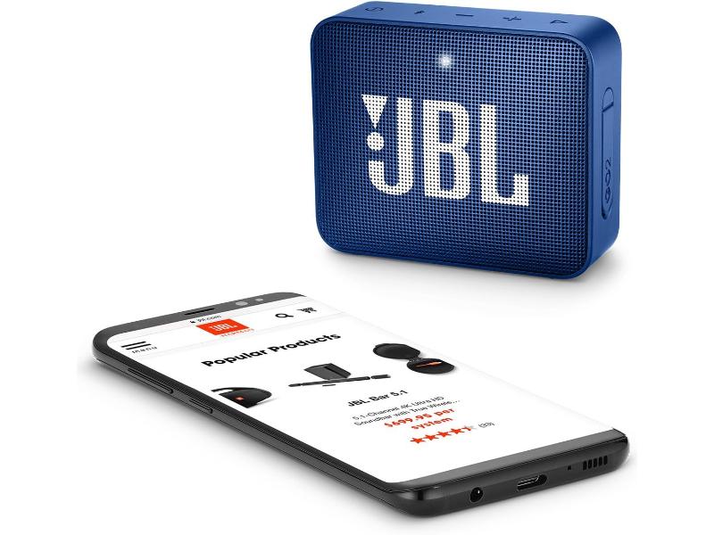 JBL Harman Go 2 Bluetooth Waterproof Wireless Speaker  - Blue JBL