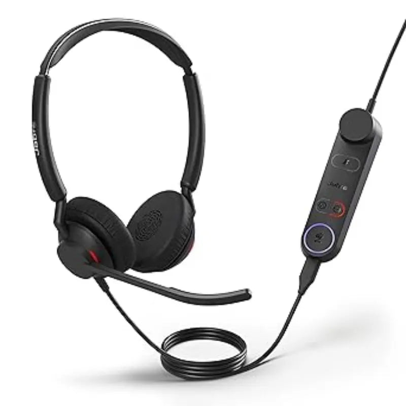 Jabra Engage 50 II Wired Stereo Headset – USB-C Noise-Cancelling with Link Call Control - New Jabra