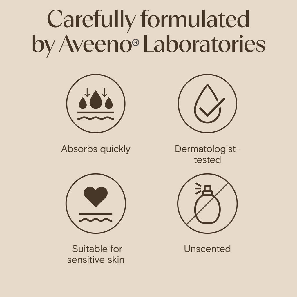 Aveeno Dermexa Night-Time Relief Balm 75 ml for Very Dry Itchy Skin with Prebiotic Triple Oat Complex and Ceramides to Soothe and Strengthen Skin Barrier Overnight