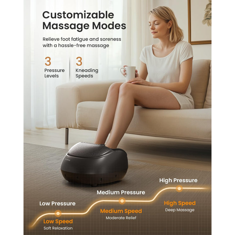 RENPHO Foot Massager Heat Shiatsu Air Compression Remote 2026 Upgraded - Like New The Outlet Shop