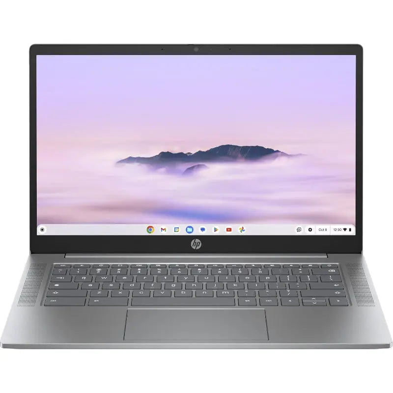 HP Chromebook Plus 14″ Laptop – Intel Core i3, 8GB RAM, 256GB SSD, Chrome OS – Silver - Refurbished Hewlett PAckard