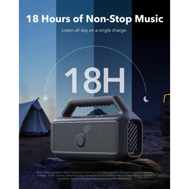Anker Soundcore Boom 2 SE Bluetooth Wireless Speaker – Powerful Bass, IPX7 Waterproof - New The Outlet Shop