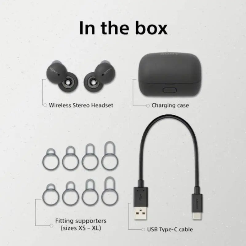 Sony LinkBuds Wireless Bluetooth Open Ring In-Ear Earbuds - New Sony