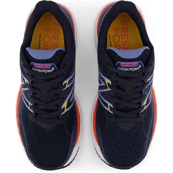 New Balance Fresh Foam X 860v12 Womens Running Trainers UK 4.5 Eclipse Night Sky / Vibrant Orange - New New Balance