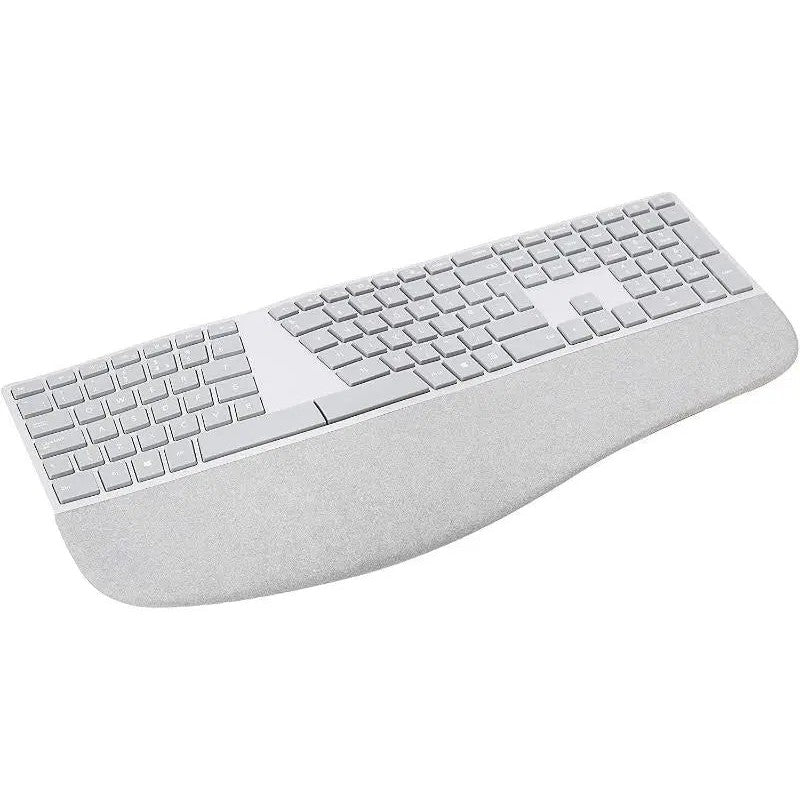 Microsoft Surface Ergonomic Keyboard UK QWERTY - Platinum Microsoft