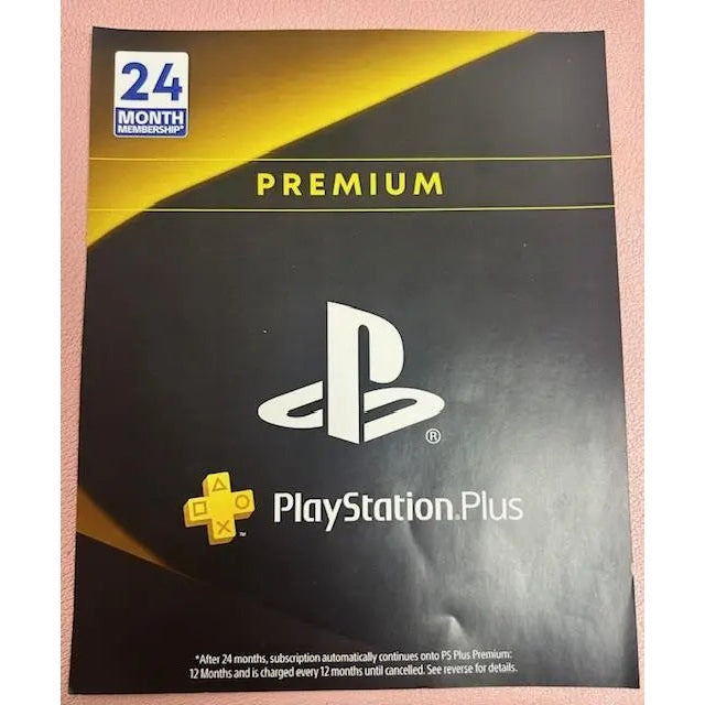 Sony Playstation Premium Playstation Plus 24 Month Membership  - New Sony