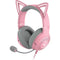 Razer Kraken Kitty Ears V2 Wired RGB Headset 40mm Drivers 7.1 Sound - Pink - Refurbished Razer