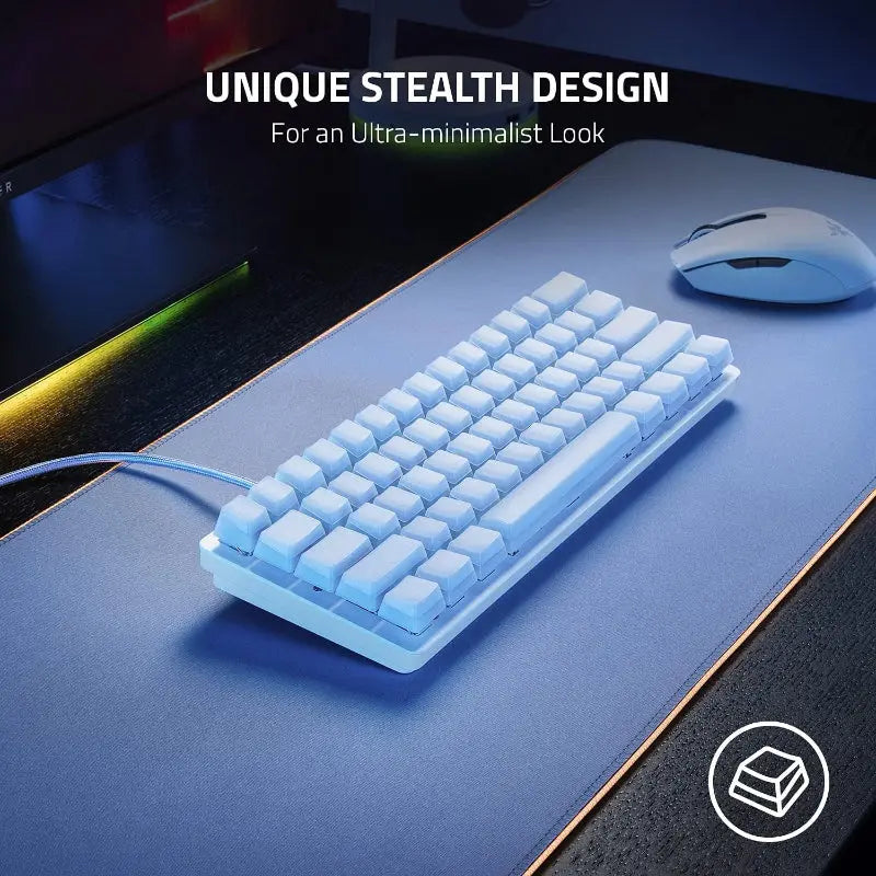 Razer Phantom Pudding Keycap Set Mercury RGB Mechanical Keycaps for PC - New Razer