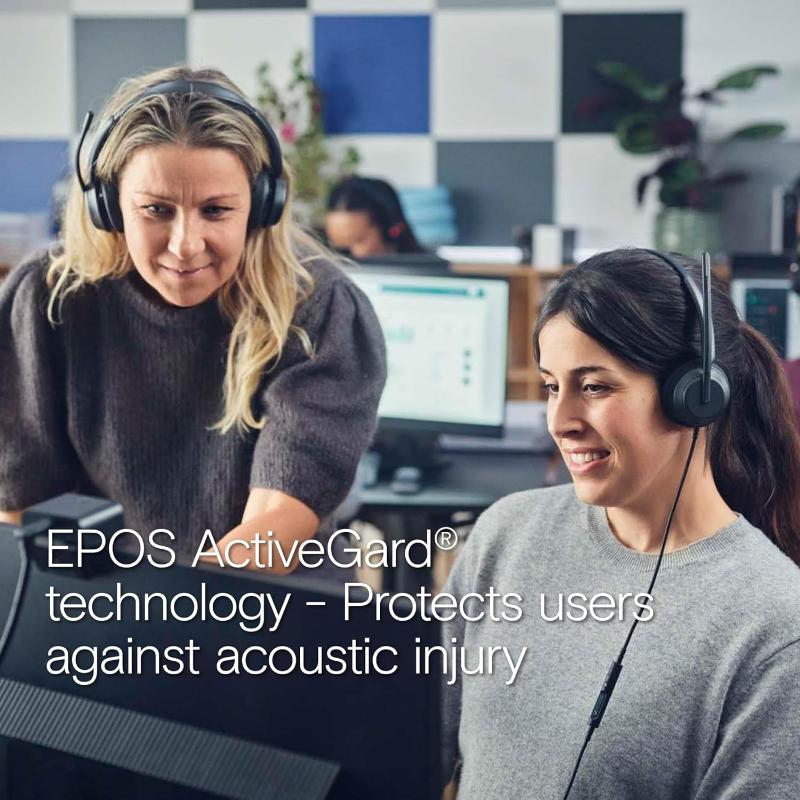 EPOS Impact 760 Wired Headset Professional Business Headphones with Crystal-Clear Audio - New Epos