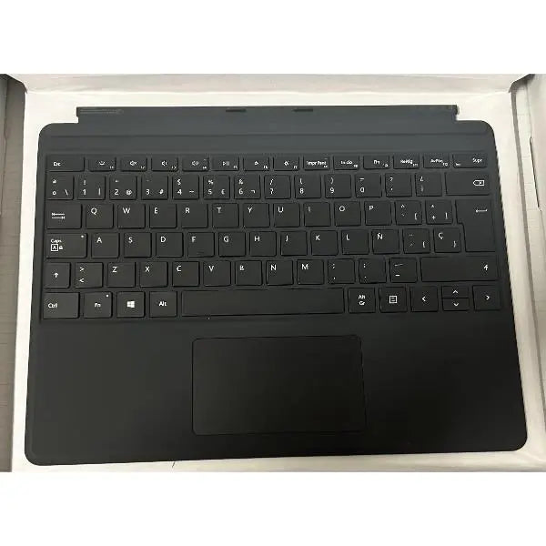 Microsoft Surface Pro X, 8, 9 Spanish Keyboard QWERTY Layout Black Microsoft