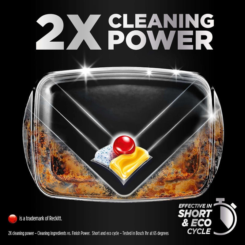 Finish Ultimate Infinity Shine Dishwasher Tablets Lemon Sparkle 80 Pack - New The Outlet Shop