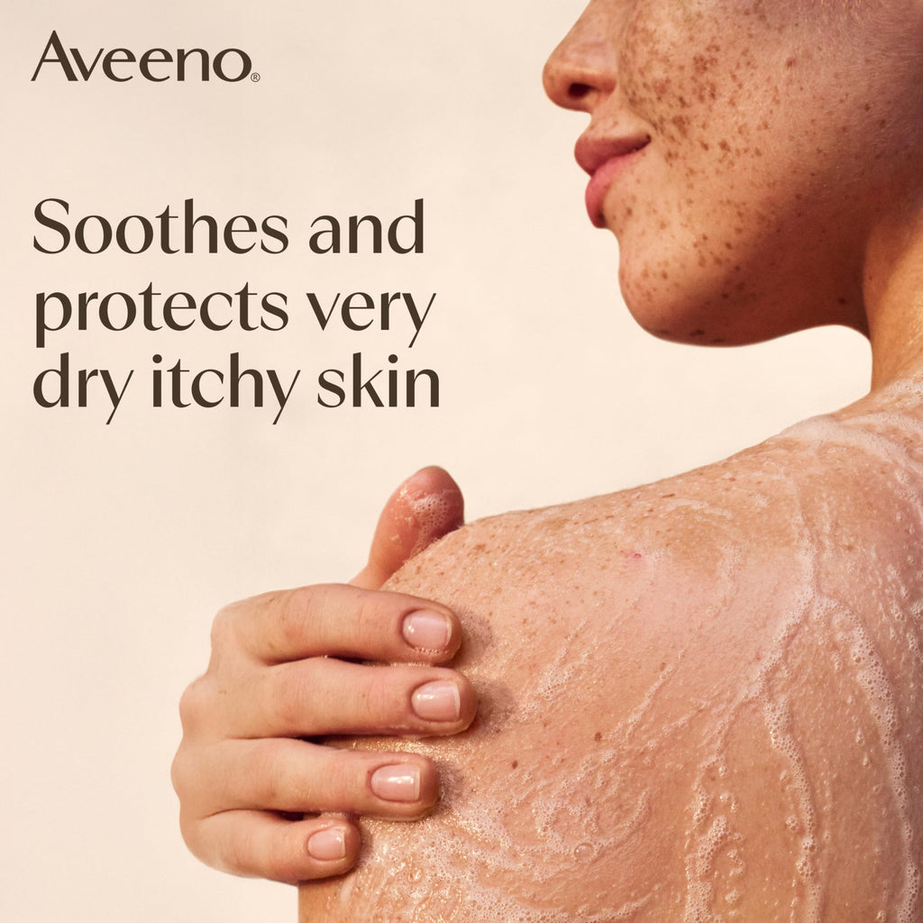 Aveeno Dermexa Daily Emollient Body Wash, Gently cleanses and Soothes, For Very Dry Itchy Also Eczema Prone Skin, 300 ml(Packaging may vary) - Damaged Box