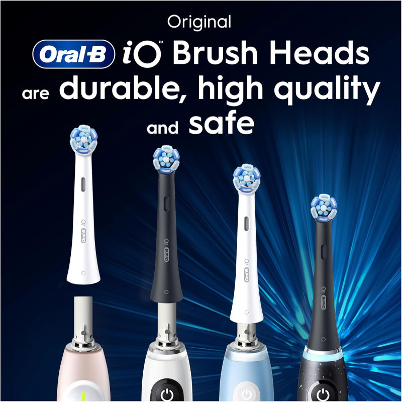 Oral-B iO Ultimate Clean Original Electric Toothbrush Heads Black Pack of 8 - New Oral-B