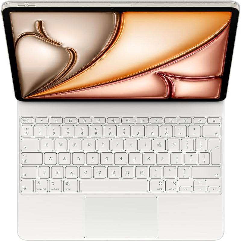 Apple iPad Air 13 M3 Magic Keyboard UK QWERTY White Smart Keyboard Case - Refurbished Apple