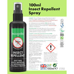 Incognito Insect Repellent Spray 100ml Natural DEET Free Mosquito Tick Protection - New Incognito