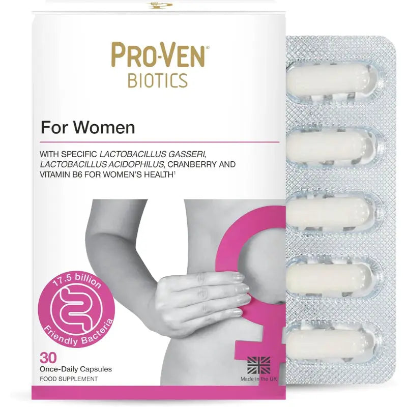 Probiotics 17.5B CFU Cranberry 30 Capsules Hormone Help Best Before 07 2027