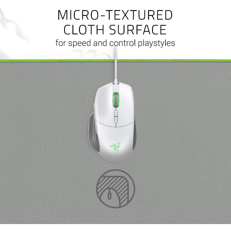 Razer Goliathus Extended Chroma Gaming Mouse Mat - Mercury White - New Razer