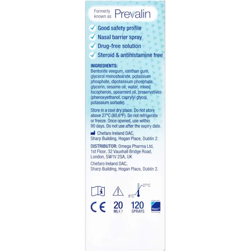 Becodefence Nasal Spray Allergy Hay Fever Relief 3 Pack 120 Sprays Non-Drowsy - New Becodefence