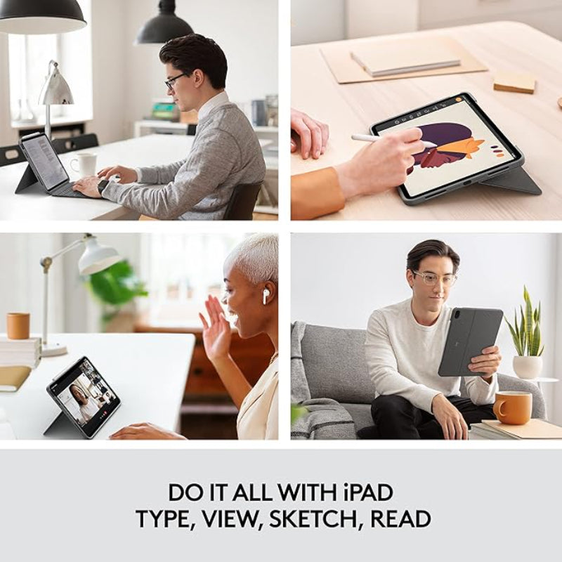 Logitech Combo Touch Detachable Keyboard & Trackpad for iPad Air 4th/5th Gen – UK Layout - Like New The Outlet Shop