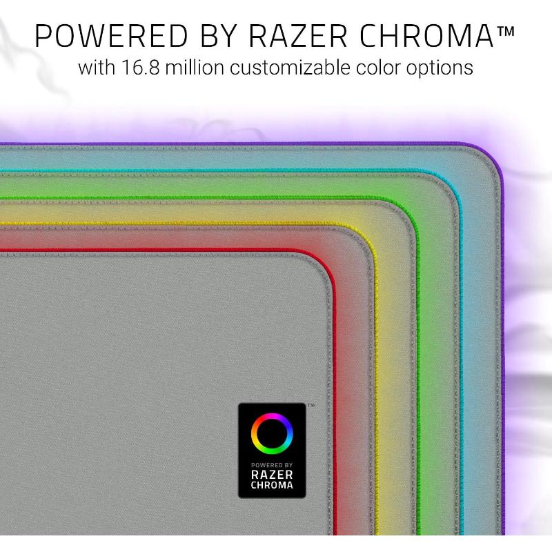 Razer Goliathus Extended Chroma Gaming Mouse Mat - Mercury White - New Razer