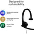 Logitech USB Headset Mono H570e - New Logitech