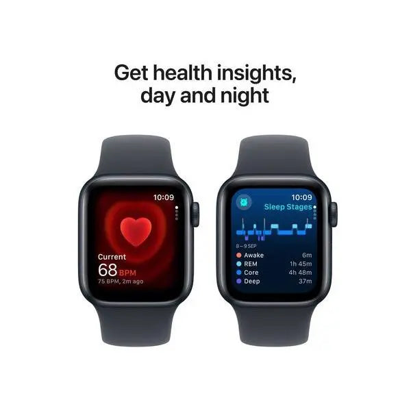Apple Watch SE Gen 2 GPS 40mm Smartwatch Aluminium Case Midnight Sport Band Medium / Large  - Refurbished Apple