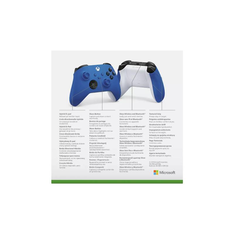 Microsoft Xbox Series X/S Wireless Gaming Controller – Shock Blue - New Microsoft