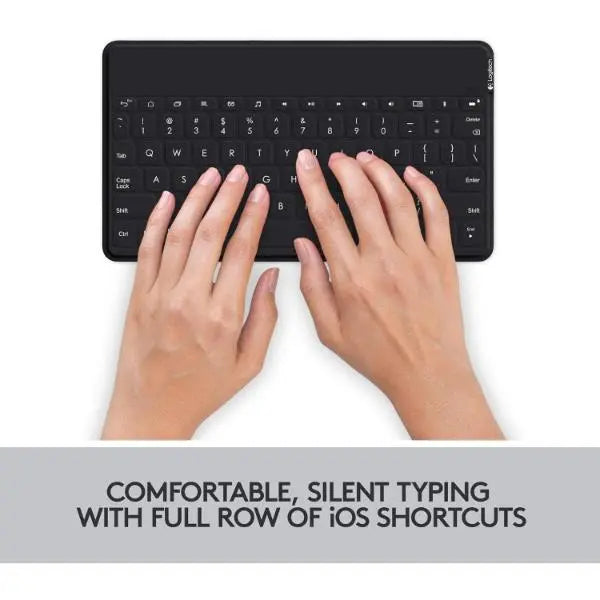 Logitech Keys To Go Ultra Slim Keyboard With iPhone Stand UK Layout Logitech