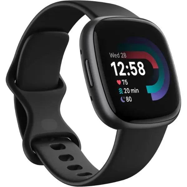 Fitbit Versa 4 Fitness Smartwatch - Graphite/Black Fitbit