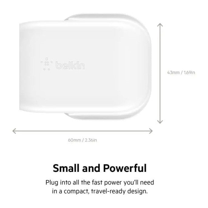 Belkin Boostcharge 30W USB-C Wall Charger With PPS Belkin