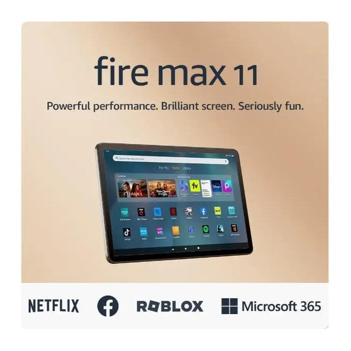 Amazon Fire Max 11 128GB tablet, vivid 11" 2K display, 4 GB RAM. With Ads Amazon