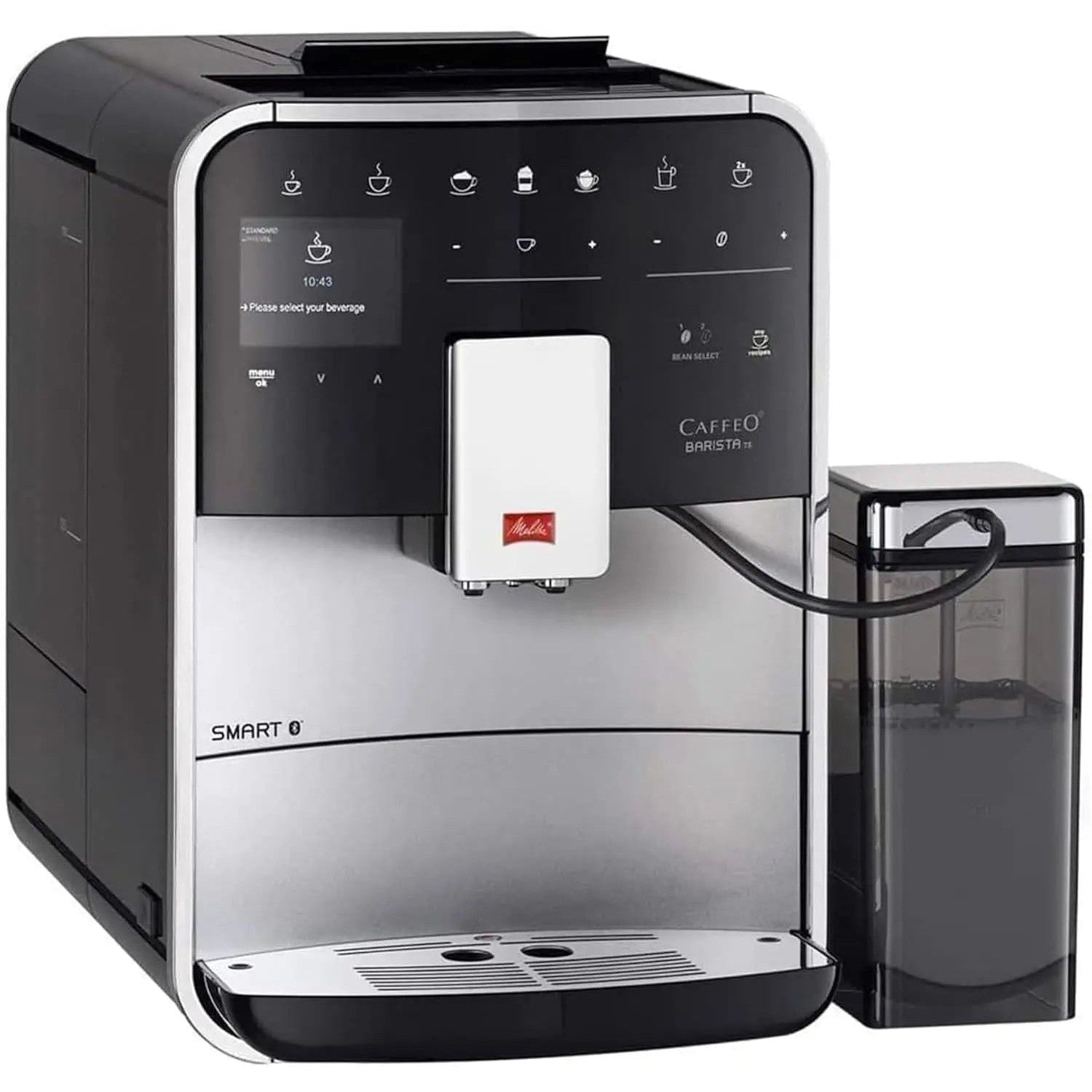 Melitta Integrated Bean to Cup Coffee Machine, TS SMART Model F85/0-101 Silver Mellita