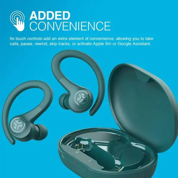 JLab Go Air Sport True Wireless Bluetooth In-Ear Headphones Teal Jlab