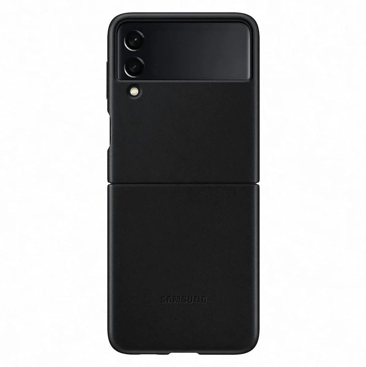 Samsung Galaxy Z Flip 3 Leather Cover Black Samsung