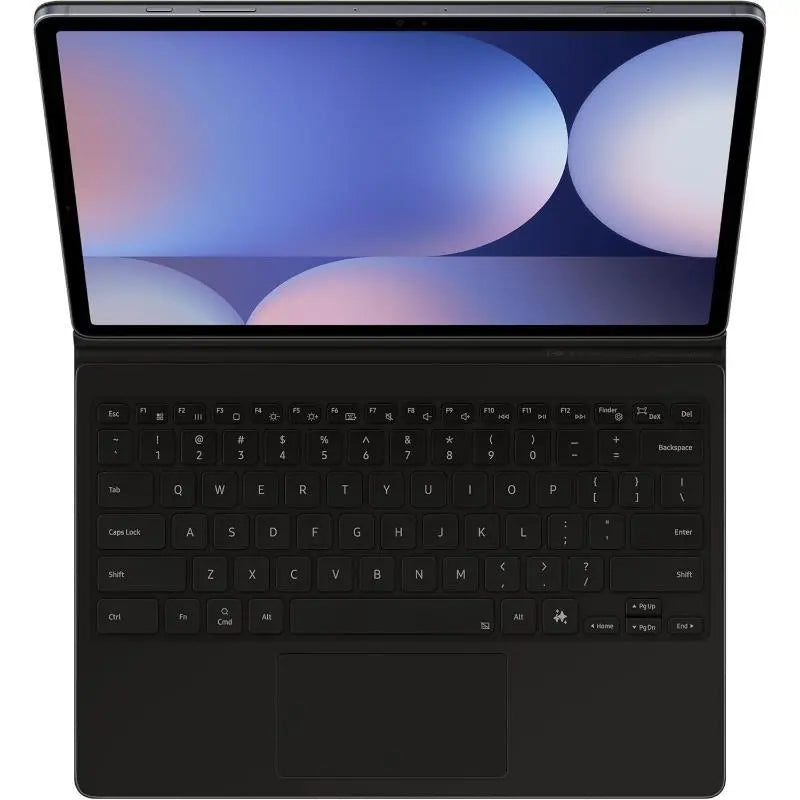 Samsung Galaxy Tab S10 Plus S9 Plus FE AI Book Cover Keyboard Case Black - Like New Samsung