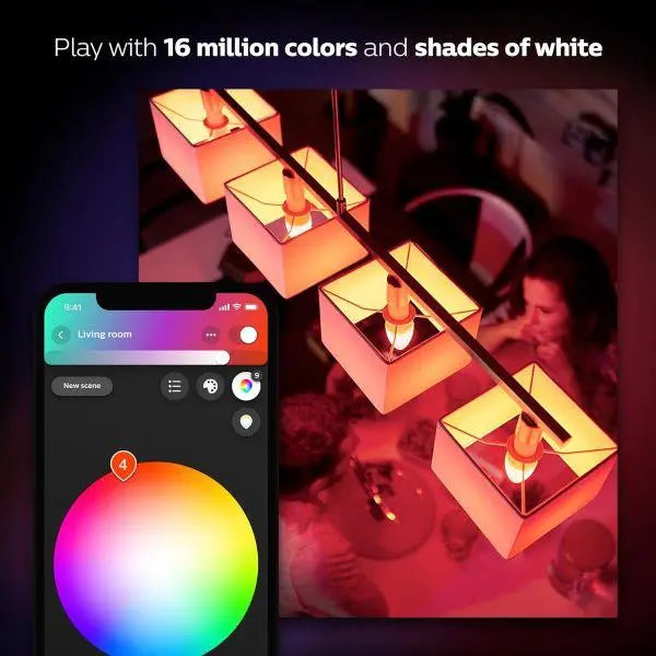 Philips Hue White And Colour Ambiance E14 Candle Single Bulb Philips