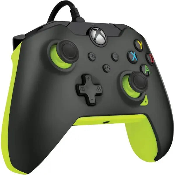 PDP Electric Black Wired Controller Designed for Xbox Includes 1 Month Ultimate Game Pass PDP