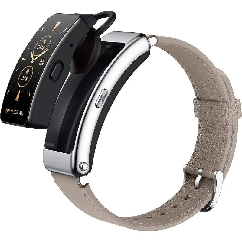 Huawei Talkband B6 Classic SmartBand Fitness Tracker and Bluetooth Earpiece - Camellia - New Huawei