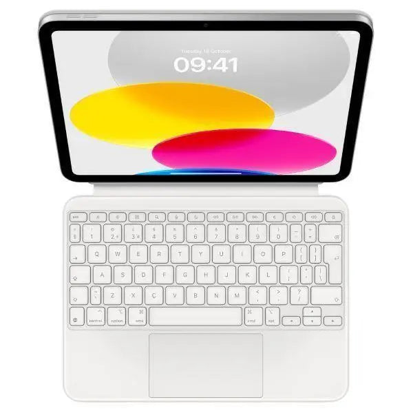 Apple Magic Keyboard Folio for iPad 10th Gen British English White Keyboard Case - Refurbished Apple