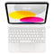 Apple Magic Keyboard Folio for iPad 10th Gen British English White Keyboard Case - Refurbished Apple