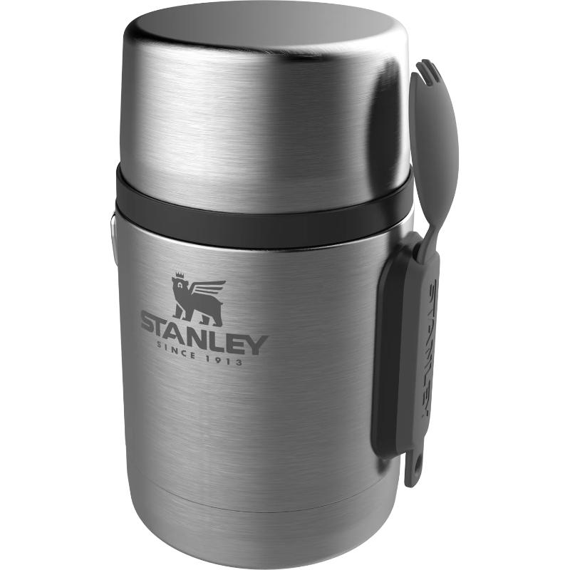 Stanley All-In-One Food Jar with Spork – Insulated Stainless Steel Food Container - New Stanley
