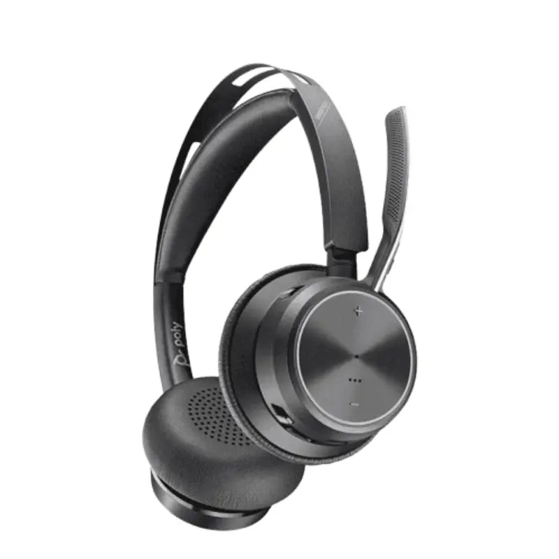 Poly Voyager Focus 2 UC USB-A Wireless Headset with Charging Stand - Refurbished Poly