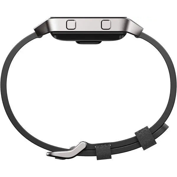 Fitbit Blaze Genuine Leather Band Strap & Frame Small - Black Fitbit